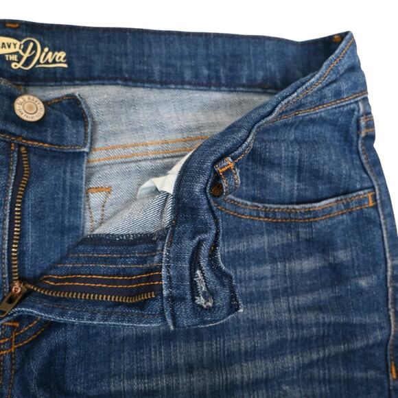 Old Navy Womens 8 The Diva Denim Jean Shorts - Picture 7 of 9